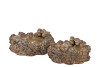 CONCRETE SCOTTISH BROWN PINECONE BOWL 21X21X10CM