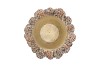 CONCRETE SCOTTISH BROWN PINECONE POT 20X20X14CM
