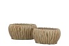 FINN SCOTTISH GREEN STRUCTURE BOWL OVAL 22X13X12CM