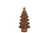 WONDERLAND SCOTTISH BROWN TREE STAR 11X7X19CM NM