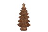 WONDERLAND SCOTTISH BROWN TREE STAR 14X10X28CM
