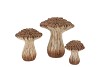 WONDERLAND SCOTTISH GREY MUSHROOM 16X16X19CM