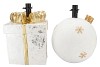 GLAM COZY WHITE TREE STANDARD PRESENT ASS 29X28X42CM