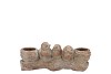 CONCRETE GOLDEN BIRDS BRANCH T-LIGHT 26X9X11CM