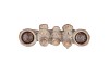 CONCRETE GOLDEN BIRDS BRANCH T-LIGHT 26X9X11CM