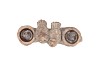 CONCRETE GOLDEN BIRD BRANCH T-LIGHT 22X9X11CM