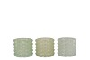 JAZZ NORDIC GREEN T-LIGHT STRUCTURE ASS 10X9CM NM