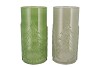 RUBY MAJESTIC GREEN T-LIGHT FORREST ASS 15X33CM