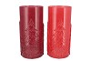 RUBY JOLLY RED T-LIGHT FORREST ASS 15X33CM