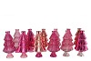 JAZZ JOLLY PINK VASE X-MAS TREE ASS 11X22CM