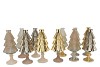 JAZZ COZY SAND VASE X-MAS TREE ASS 11X25CM