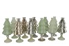 JAZZ NORDIC GREEN VASE X-MAS TREE ASS 11X25CM
