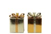 GLAM COZY GOLD MIX CANDLE HOLDER ASS 9X14CM NM
