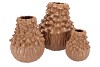 MILOU SCOTTISH SAND FUNGI VASE 21X21X25CM