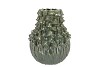 MILOU MAJESTIC GREEN FUNGI VASE 28X28X35CM