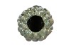 MILOU MAJESTIC GREEN VASE ACORNS ALLOVER 23X23X30CM