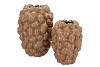 MILOU SCOTTISH SAND VASE ACORNS ALLOVER 27X27X38CM