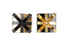 GLAM WILD BLACK MIX CANDLE HOLDER ASS 9X14CM NM