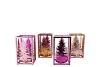 GLAM JOLLY PINK MIX T-LIGHT TREE ASS 12X15CM