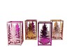 GLAM JOLLY PINK MIX T-LIGHT TREE ASS 12X20CM