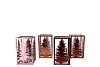 GLAM SCOTTISH SPICE MIX T-LIGHT TREE ASS 12X15CM