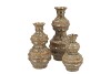 LOUI NORDIC SAND VASE TALL 10X10X17CM