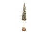 FESTIVE TREE PINE MOSS WITH SNOW ON FOOT 13X13X80CM