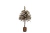 FESTIVE TREE POPLAR MOSS WITH SNOW 20X20X50CM