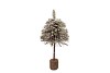 FESTIVE TREE POPLAR MOSS WITH SNOW 25X25X60CM
