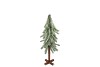 FESTIVE TREE PINE NEEDLE ON FOOT 30X30X60CM