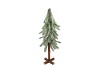 FESTIVE TREE PINE NEEDLE ON FOOT 35X35X80CM