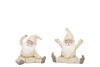 BELLY COZY SAND SANTA CLAUS SITTING 12X6X13CM