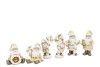BELLY COZY SAND SANTA XMAS CAKE 10X9X11CM