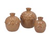 MILOU SCOTTISH SAND VASE ACORN 10X10X11CM