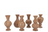 MILOU SCOTTISH SAND VASE ASS 9X9X17CM
