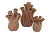 MILOU SCOTTISH SAND VASE AGLIO ORGANIC 29X29X35CM