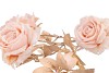 SILK ROSE GOLDIE 5X CREAM 116CM