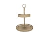 STORAGE SHELF ESI METAL COZY GOLD MATT 28X43CM