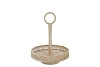 STORAGE SHELF ESI METAL COZY GOLD MATT 20X27CM