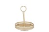 STORAGE SHELF ESI METAL MAJESTIC GOLD 20X27CM