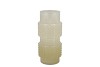 MAE NORDIC GREEN VASE STRUCTURE TRICOLOR 12X12X26CM