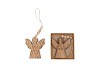 FEE NATURAL HANGER ANGEL 10X10CM P/2
