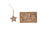 FEE NATUREL HANGER STAR 8X8CM P/4