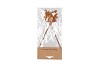 PICK RUSTY OAK LEAF METAL 5X17CM P/4