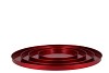 COASTER WILD RED TRAY METAL 37X2CM