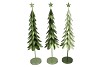 EVY MAJESTIC GREEN XMAS TREE METAL ASS 30X116CM