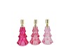 JAZZ JOLLY PINK CANDLE HOLDER X-MAS TREE ASS 8X13CM