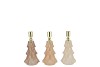 JAZZ COZY SAND CANDLE HOLDER X-MAS TREE ASS 8X13CM