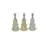 JAZZ NORDIC GREEN CANDLE HOLDER X-MAS TREE ASS 8X13CM