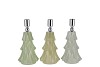 JAZZ NORDIC GREEN CANDLE HOLDER X-MAS TREE ASS 9X16CM NM